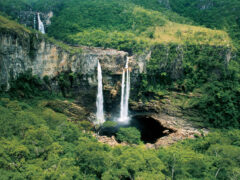 Saltos do Rio Preto - Atrativos na Chapada dos Veadeiros