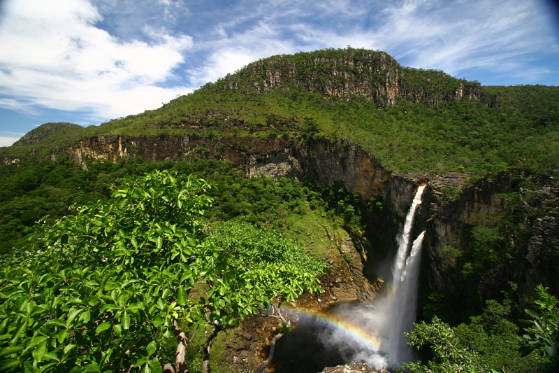 Saltos do Rio Preto - Atrativos na Chapada dos Veadeiros